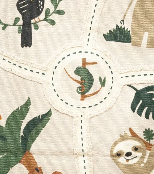 Alfombra Infantil con Dibujos de Animales-3