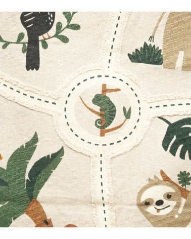 Alfombra Infantil con Dibujos de Animales-3