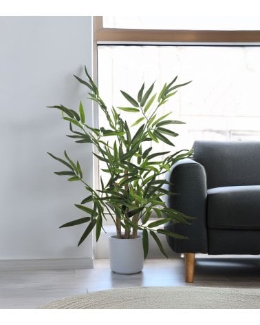 Bambú Decorativo Árbol con Tronco Natural