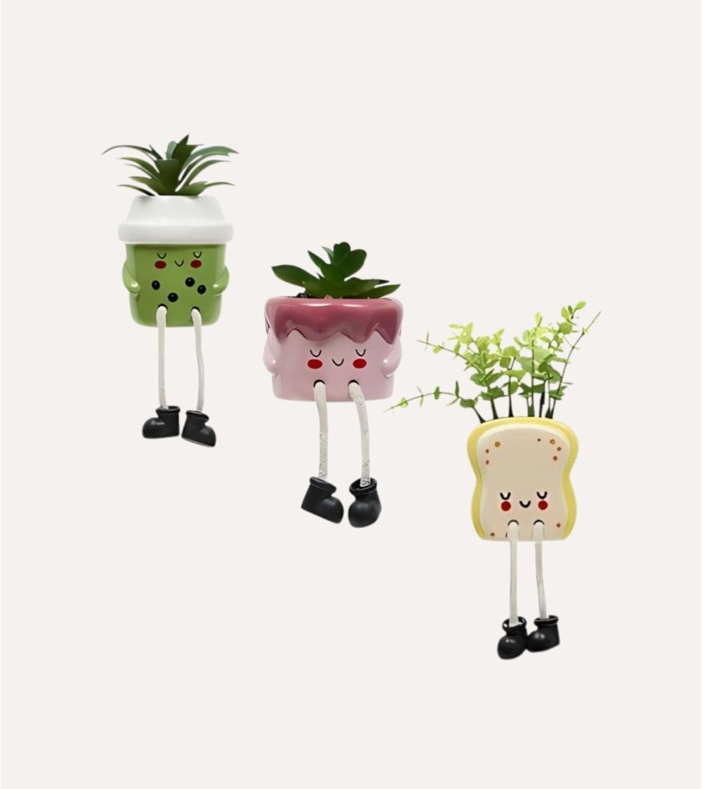 Planta Decorativa Kawai en Maceta de Dolomita