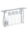 Neceser Transparente de Viaje con Tarros Reutilizables