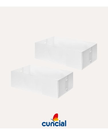 Set de 2 Organizadores de Cajones de Vinilo
