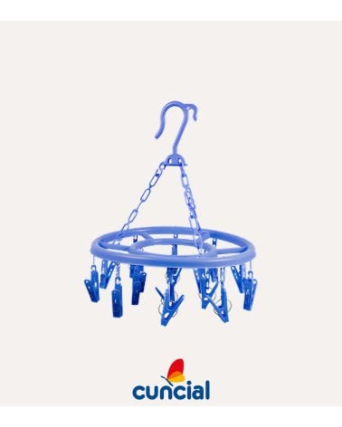 Tendedero Colgante con 16 Pinzas de Plástico