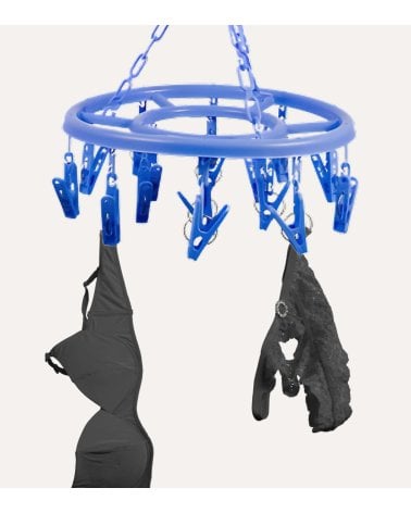 Tendedero Colgante con 16 Pinzas de Plástico