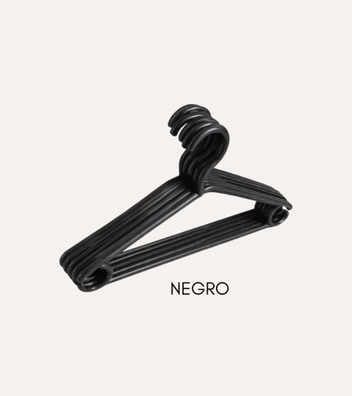 Set de 10 Perchas con Aros de Plástico