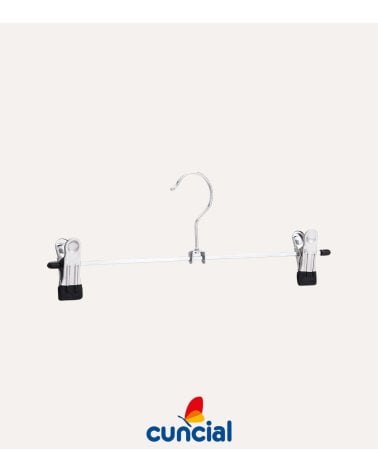 Percha para Falda o Pantalón con Ganchos de Metal