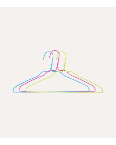 Set de 10 Perchas Neón de Alambre