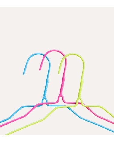 Set de 10 Perchas Neón de Alambre