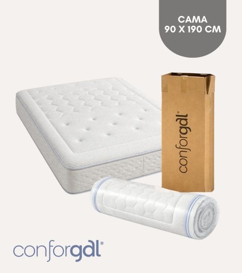 Colchón Neón Enrollado con Muelles Ensacados Polinsac System
