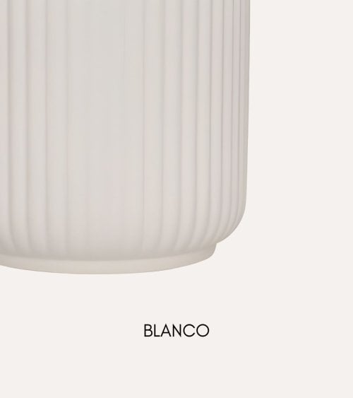 Maceta Nuria Rayada de Dolomita