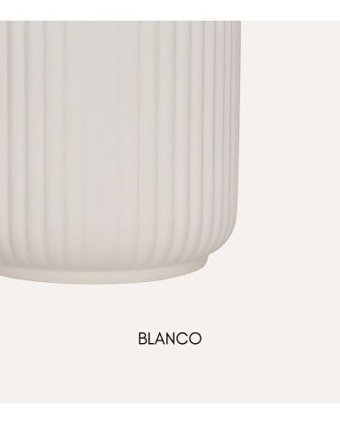 Maceta Nuria Rayada de Dolomita