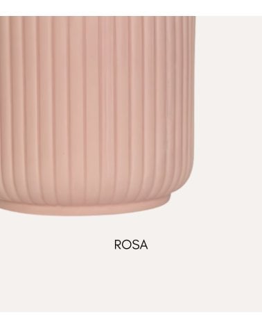 Maceta Nuria Rayada de Dolomita