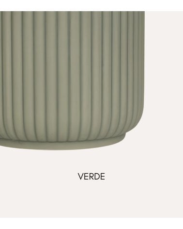 Maceta Nuria Rayada de Dolomita