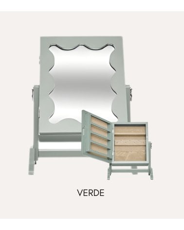 Espejo Joyero de Mesa Chéri de MDF