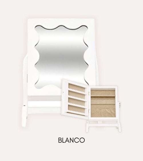 Espejo Joyero de Mesa Chéri de MDF