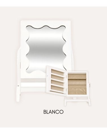 Espejo Joyero de Mesa Chéri de MDF