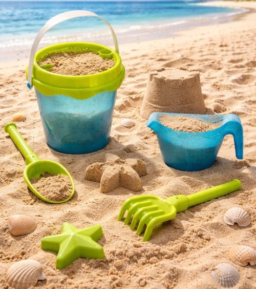 Juguetes de Playa con Purpurina Polipropileno