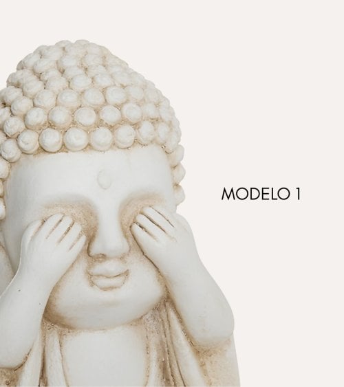 Buda Decorativo para Exterior Ilan de Cerámica