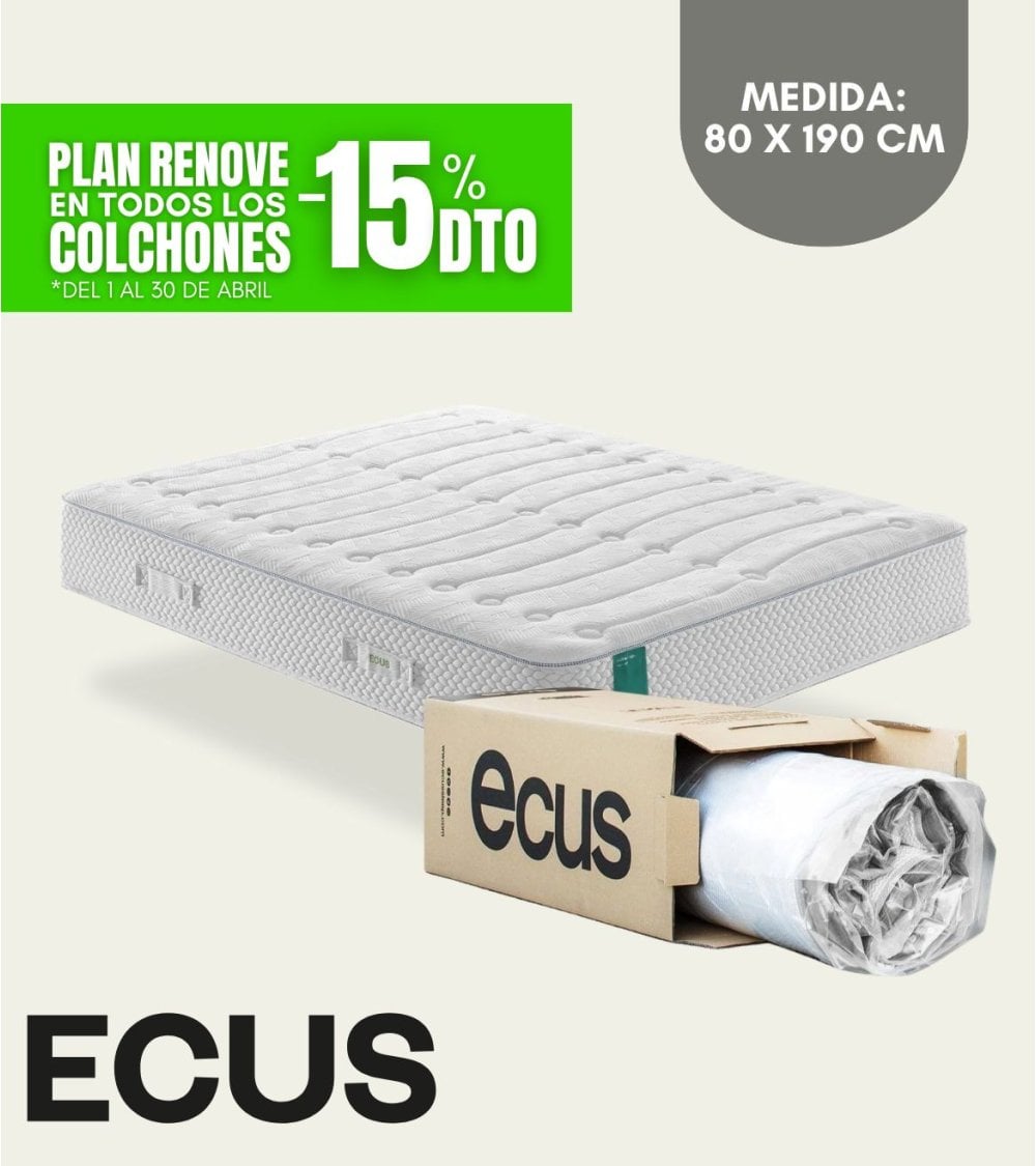 Colchón ACTIVE KOBU Enrollado de ECUS