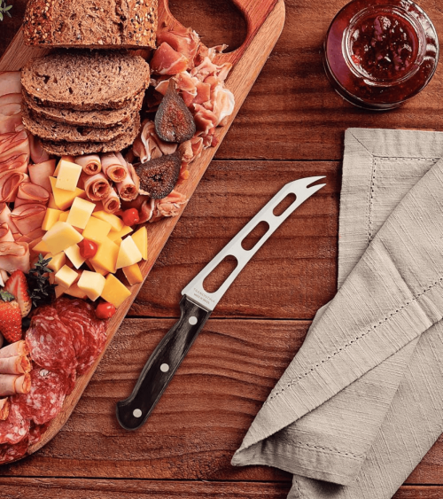 Cuchillo para Queso Cremoso de Acero Inoxidable