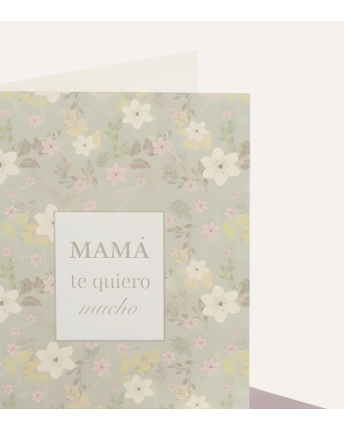 Tarjeta para Regalo con Sobre para Mamá de Papel