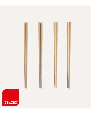 Set de 8 Palillos para Sushi Chopsticks de Madera de Haya
