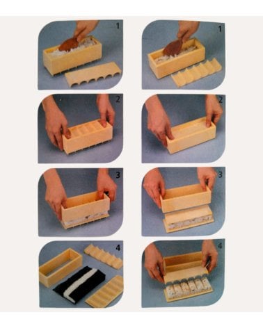 Molde para Sushi Maki Gunkan de Plástico