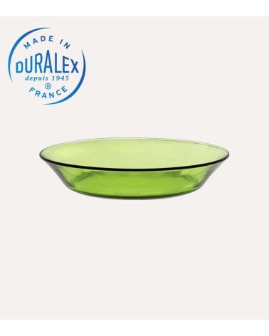 Plato Hondo Verde Lys de Duralex