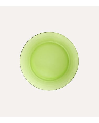 Plato Hondo Verde Lys de Duralex