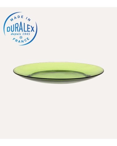 Plato Llano Verde Lys de Duralex