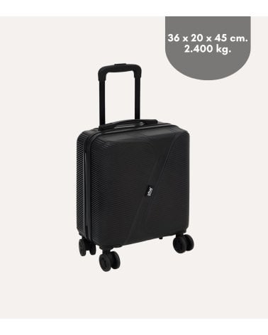 Maleta de Cabina Rígida con Ruedas Dobles de ABS