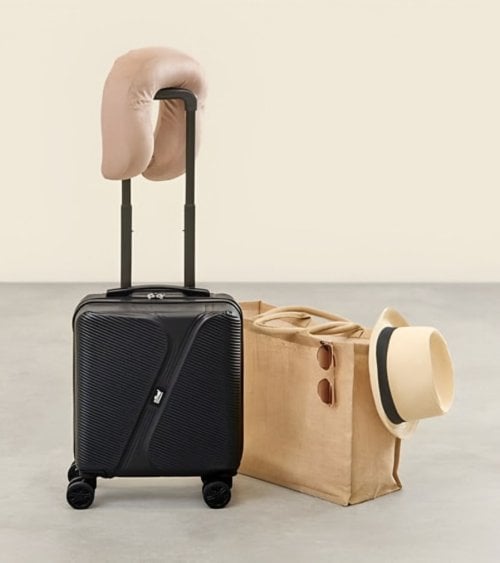 Maleta de Cabina Rígida con Ruedas Dobles de ABS