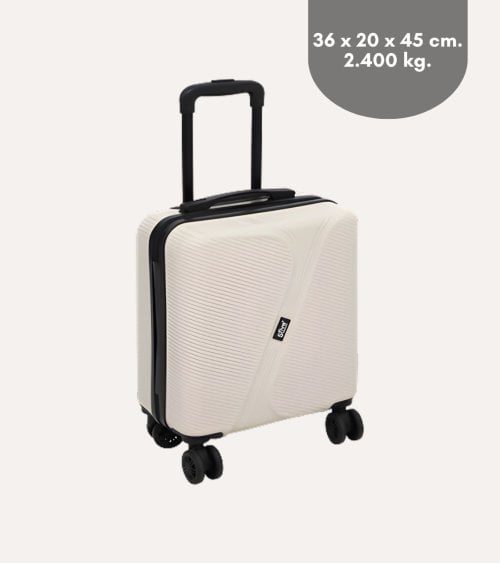 Maleta de Cabina Rígida con Ruedas Dobles de ABS