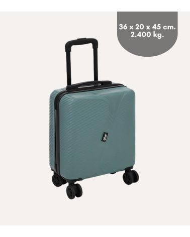 Maleta de Cabina Rígida con Ruedas Dobles de ABS