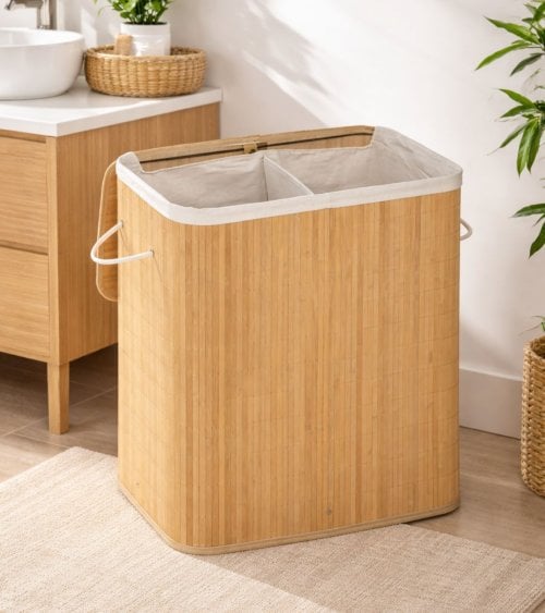 Pongotodo Doble Compartimento de Bambú