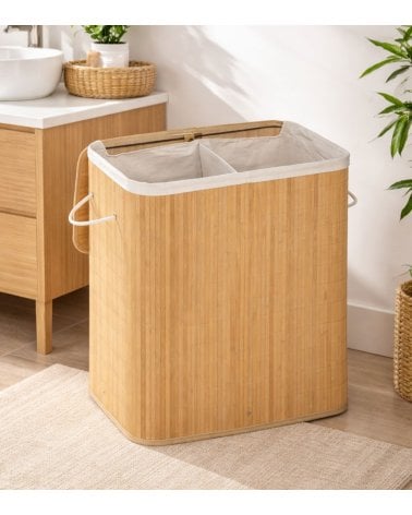 Pongotodo Doble Compartimento de Bambú