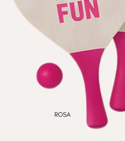 Palas de Playa con Pelota de Madera