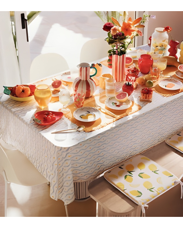 Plato de Postre Fruity Cereza de Porcelana