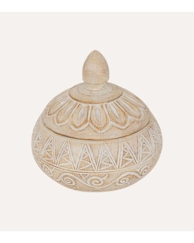 Caja Decorativa Oriental de Poliresina