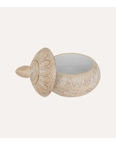 Caja Decorativa Oriental de Poliresina