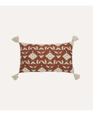 Funda de Cojín Rectangular Sienna de Algodón