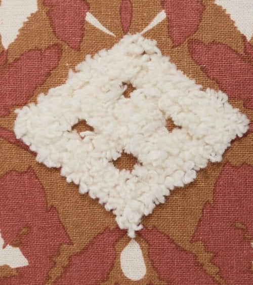 Funda de Cojín Rectangular Sienna de Algodón