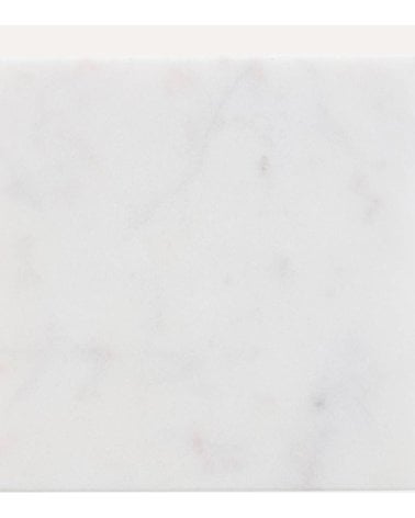 Juego de 4 Posavasos Blancos de Mármol