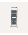 Escalera Plegable de 4 Peldaños de Acero