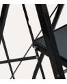 Escalera Plegable de 4 Peldaños de Acero