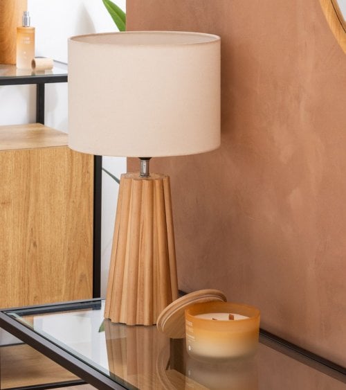 Lámpara de Mesa Adon de Madera