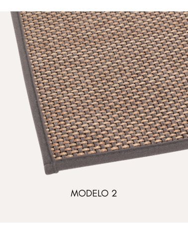 Alfombra Tejida Jaspeada de Latex