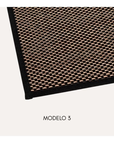 Alfombra Tejida Jaspeada de Latex