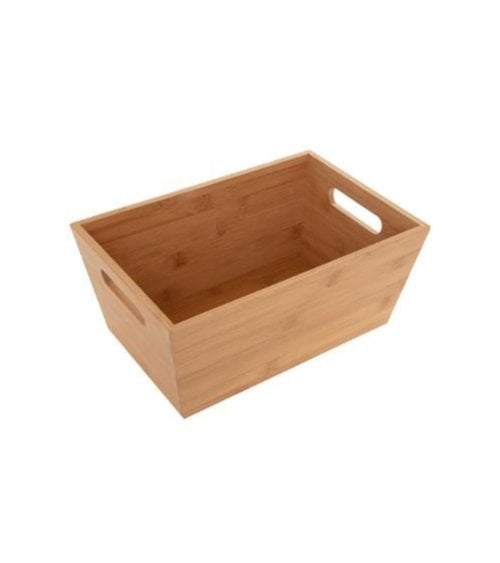 Cesta de Almacenaje en Bambú Natural