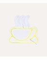 Cartel Decorativo Taza de Café Neón LED